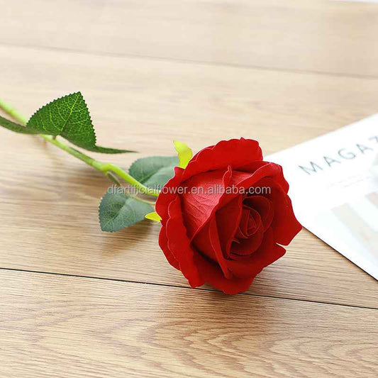High Quality Artificial Real Touch Rose Flowers | set of 10